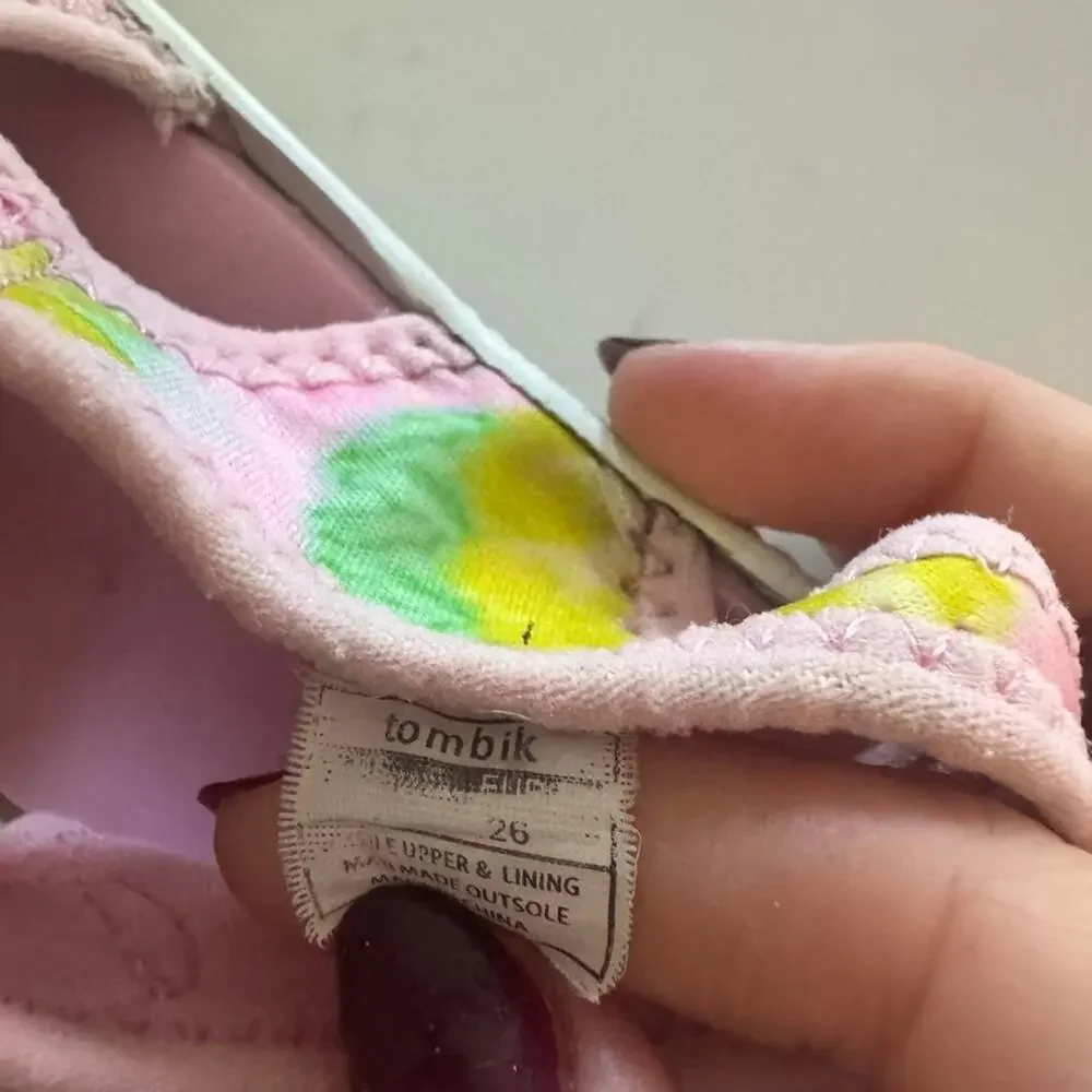 Tombik pink and yellow tie dye